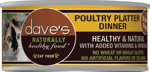 Dave's Naturally Healthy Grain Free Poultry Platter Dinner