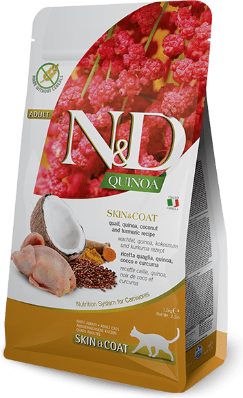 Farmina Quinoa Functional Skin Coat Quail Cat Food Review