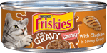 Friskies Extra Gravy Chunky With Chicken In Savory Gravy