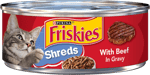 Friskies Shreds With Beef In Gravy