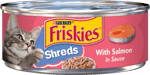 Friskies Shreds With Salmon In Sauce