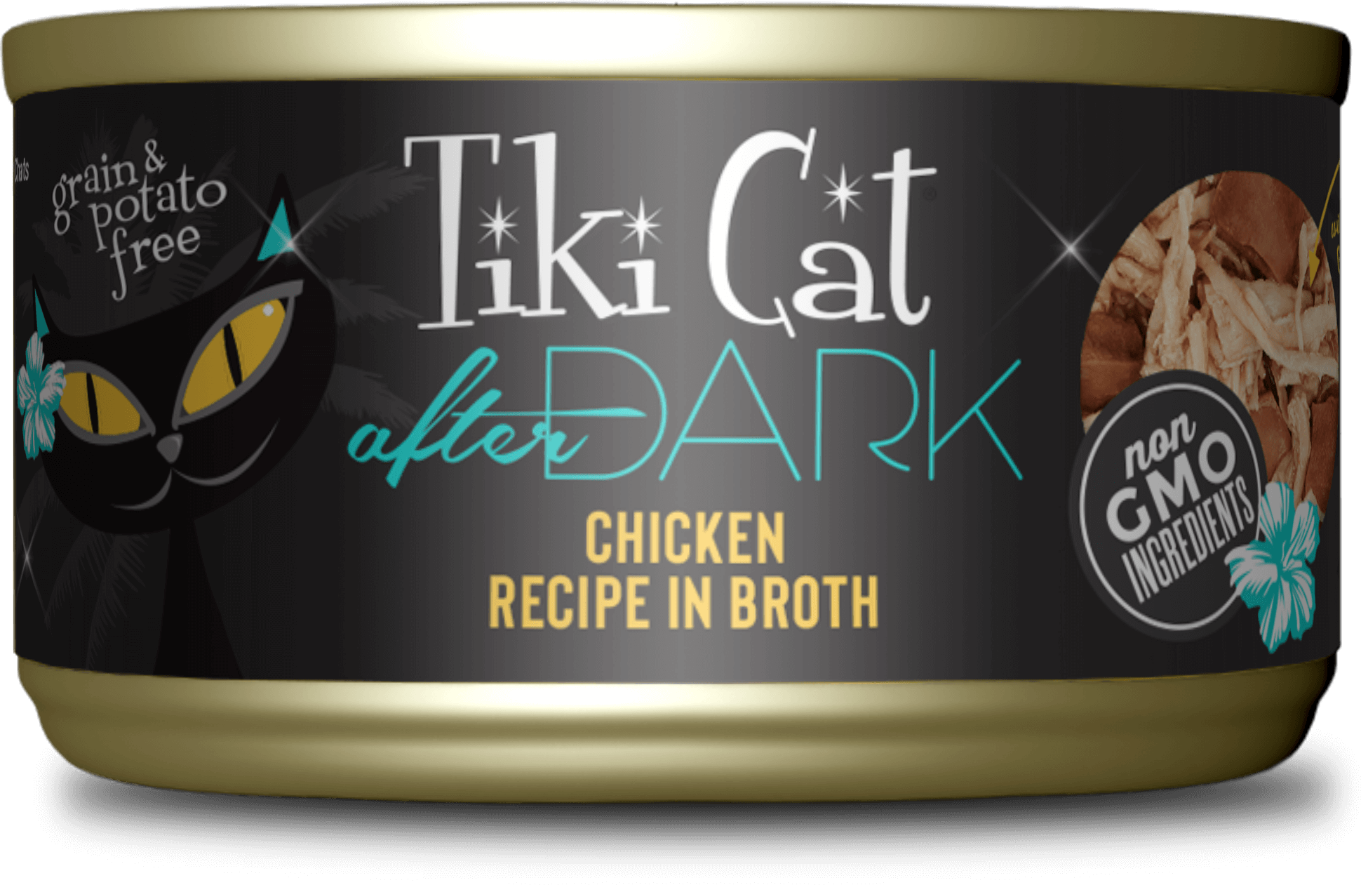 Tiki Cat After Dark Chicken Recipe In Broth Cat Food ...