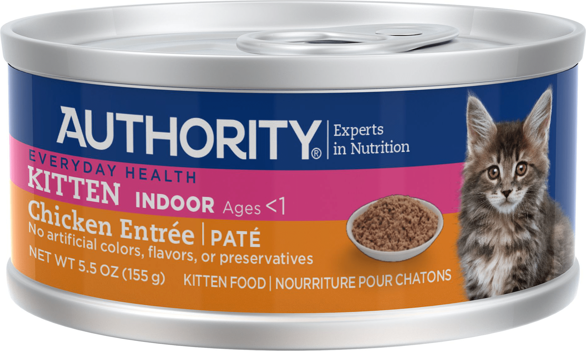 Authority Everyday Health Indoor Kitten Food Chicken Cat Food Review