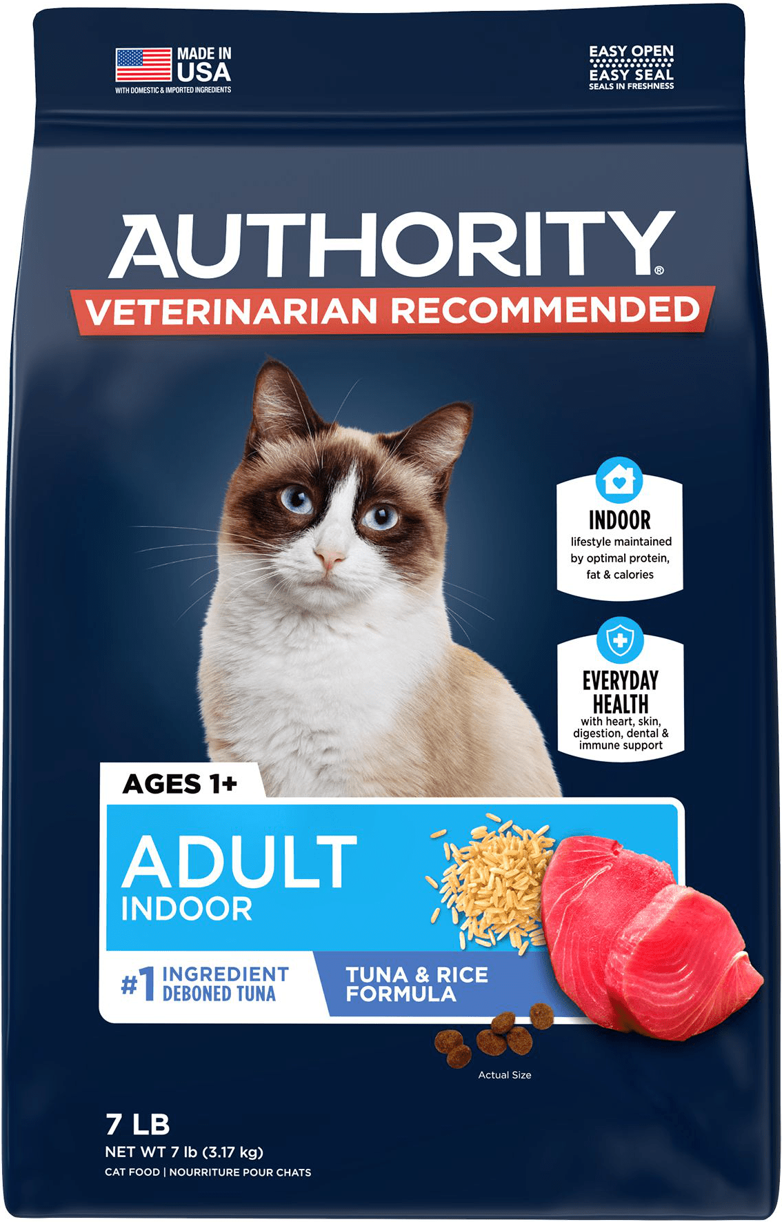 authority cat food 23 lbs