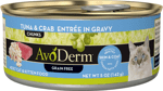AvoDerm Grain Free Tuna & Crab Entrée In Gravy