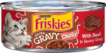 Friskies Extra Gravy Chunky With Beef In Savory Gravy