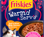 Friskies Warm’D & Serv’D Grill’D Bites With Chicken In Gravy