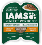 Iams Perfect Portions Healthy Senior Cuts In Gravy - Chicken Recipe