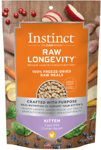 Instinct Raw Longevity 100% Freeze-Dried Raw Meals Cage-Free Chicken Recipe For Kittens