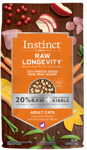 Instinct Raw Longevity 20% Freeze-Dried Raw Meal Blend Farm-Raised Rabbit Recipe