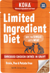 Koha Limited Ingredient Diet Shredded Chicken Entrée In Gravy