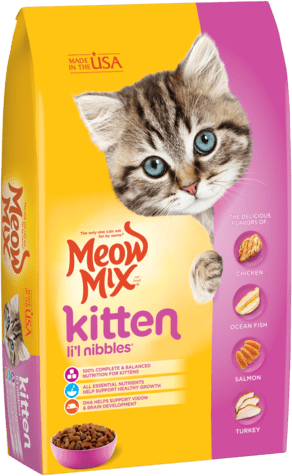 is meow mix bad for kittens