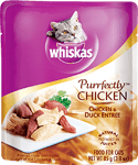 Whiskas Purrfectly Chicken Chicken & Duck Entrée